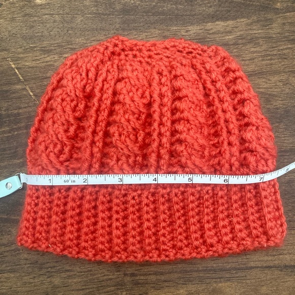 Handmade Crochet Bun Hat - Picture 4 of 5